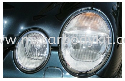 MERCEDES BENZ W210 1995-2002 HEAD LAMP RIM CHROME HEAD LAMP ACCESSORIES AND AUTO PARTS