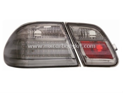 MERCEDES BENZ W210 1995-2002 REAR LAMP CRYSTAL LED SMOKE