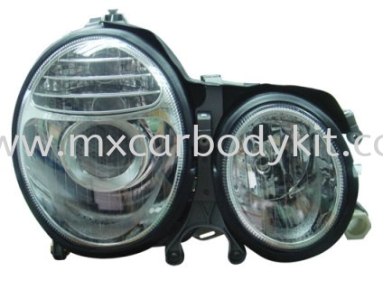 MERCEDES BENZ W210 1999 HEAD LAMP CRYSTAL PROJECTOR W/VACUUM (LOOK W211) HEAD LAMP ACCESSORIES AND AUTO PARTS