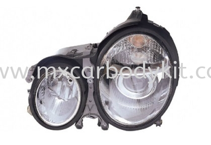 MERCEDES BENZ W210 1999-2002 HEAD LAMP CRYSTAL PROJECTOR W/VACUUM HEAD LAMP ACCESSORIES AND AUTO PARTS