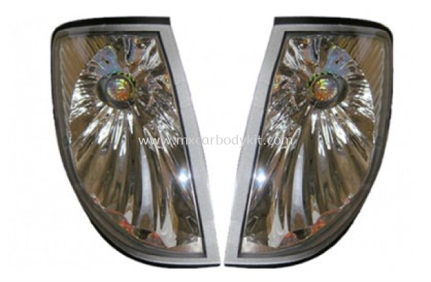 MERCEDES BENZ W140 1994-1997 CORNER LAMP CRYSTAL W/RAINBOW BULB