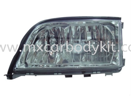 MERCEDES BENZ W140 1994-1997 HEAD LAMP CRYSTAL LENS W/VACUUM HEAD LAMP ACCESSORIES AND AUTO PARTS