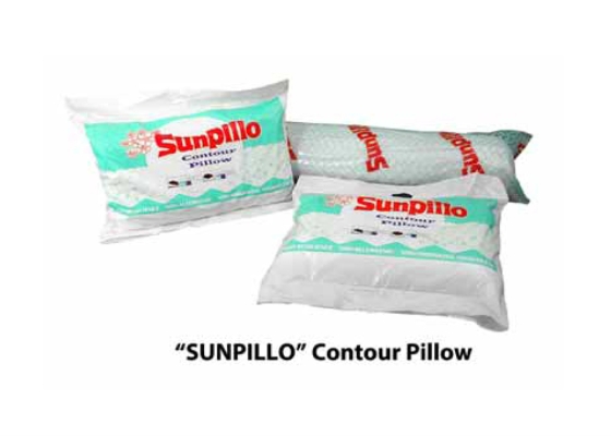 contour wave pillow