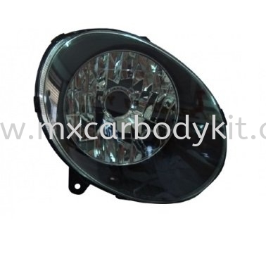 PERODUA KANCIL 2002 & ABOVE HEAD LAMP CRYSTAL BLACK HEAD LAMP ACCESSORIES AND AUTO PARTS