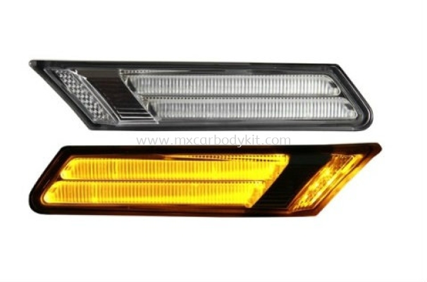 PORSCHE 911/997 1996-2004 SIDE LAMP CRYSTAL W/LED