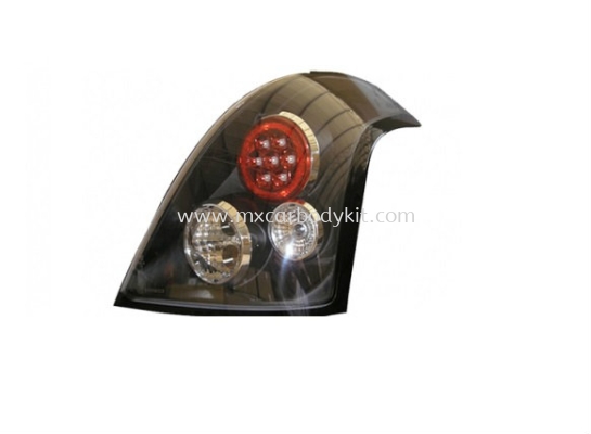 SUZUKI SWIFT 2005 & ABOVE REAR LAMP CRYSTAL LED BLACK