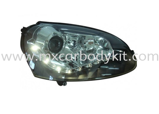 VOLKSWAGEN GOLF 2003-2007 HEAD LAMP PROJECTOR W/LED + MOTOR HEAD LAMP ACCESSORIES AND AUTO PARTS