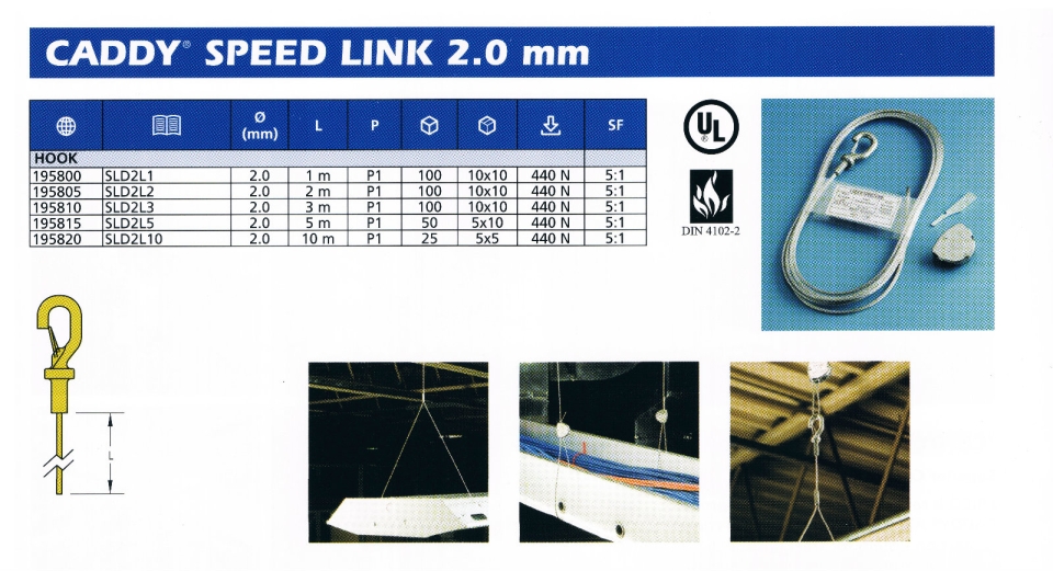 CADDY SPEED LINK 2.0MM CADDY Product