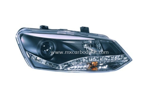 VOLKSWAGEN POLO 2011 & ABOVE HEAD LAMP PROJECTOR W/DRL FUNCTION