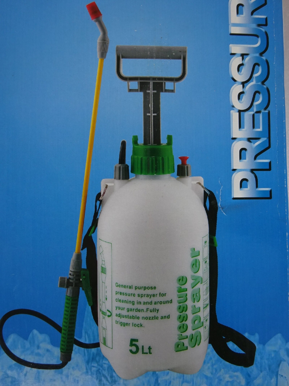 5.0 LITRE PLASTIC PRESSURE SPRAYER