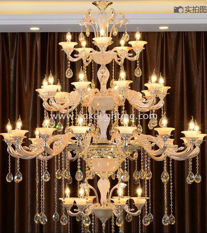 ZS9 (5+15+10+5)   150X220CM CRYSTAL CHANDELIER CUSTOM MADE