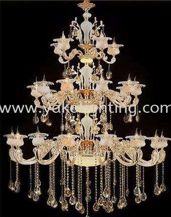 ZS28-(15+10+5)  150x180cm CRYSTAL CHANDELIER CUSTOM MADE 