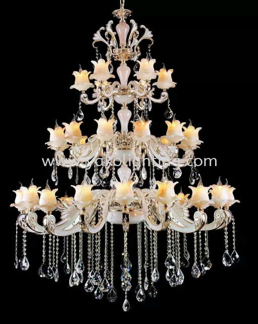 ZS19(15+10+5)   150X180CM CRYSTAL CHANDELIER CUSTOM MADE