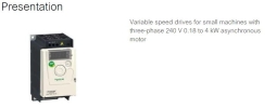 Altivar 12 - VSD Variable Speed Drive Schneider Electric