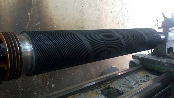 Rubber Spiral Roller