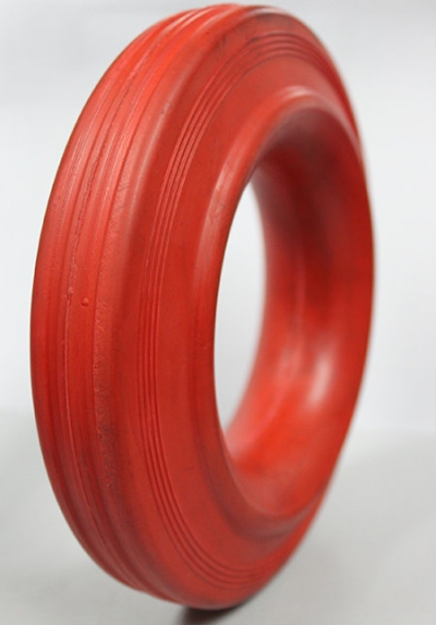 Solid Rubber Red Wheel 200/50-100