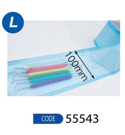 Sterilization Pouches (Reel) Size L - 100mm (Code 55543)