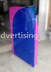 Aluminium + Acrylic Pillar Sign Aluminium Box-Up