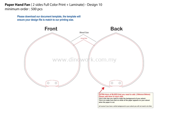 Paper Hand Fan - 10