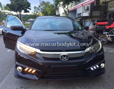 HONDA CIVIC 2016 FOG LAMP COVER WITH LED