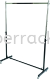 1 Level Sq Bar Garment Rack