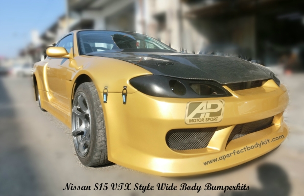 Nissan S15 VTX Style Wide Body Bumperkits 