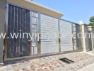  Stainless Steel Folding Gate and Aluminum Plate