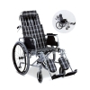 RECLINING WHEELCHAIR WITH DETACHABLE ARMREST & ELEVATING FOOTREST WHEELCHAIR REHABILITATION EQUIPMENT