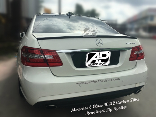 Mercedes E Class W212 Carbon Fibre Rear Boot Lip Spoiler 