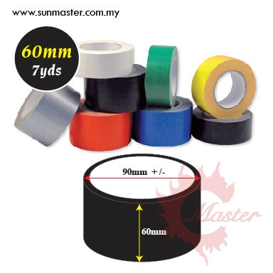 60mm x 7yds Cloth Tape