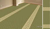 Al-Deira mosque carpet (Green) Design Al-Deira Mosque Carpet Carpet Roll