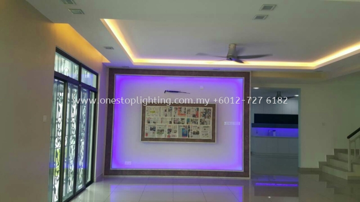 Promotion Cornice + Wiring + Led Downlight 