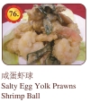 Salty Egg Yolk Prawns Shrimp Ball Lobster / Prawn