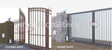 DCMOTO925W AUTO LOCK SWING / FOLDING GATE DC Moto Auto Gate