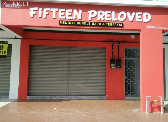 FIFTEEN PRELOVED 3D PP signboard