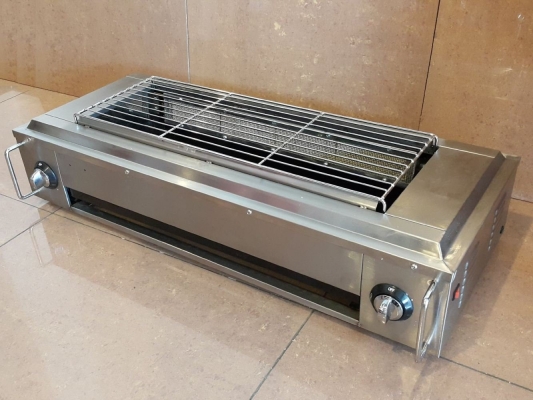 Gas fumeless roaster (With electric fan) ID009130 