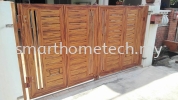 Wood Aluminium Gate Wood Aluminium Aluminium Gate