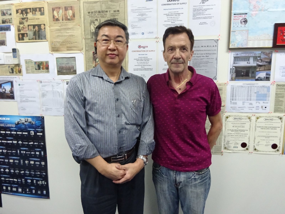 Mr. Gerry Gordon (JNW Provider) South East Asia Distributor For KWIX UK, Visit (13-1-17)