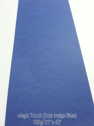 Magic Touch Dark Indigo Blue 180g 31"x43"