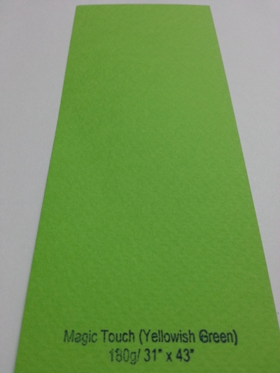 Magic Touch Yellowish Green 180g 31"x43"