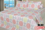 HA351 Full Cotton Printing Bed Sheet (HA) Bed Linen