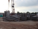 Precast items delivered to site. Johor, Iskanda - 1500 unit 4 storey fully walk up apartment Completed Projects in Johor