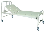 HOSP BED STEEL FRAME SINGLE FOWLER ON 4 CASTORS  HOSPITAL NURSING BED REHABILITATION EQUIPMENT