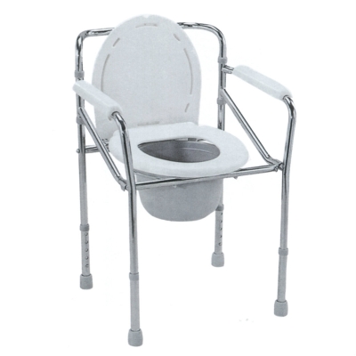 FOLDABLE COMMODE CHAIR