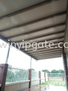 Stainless Steel Awning With Aluminium Composite Panels Mas