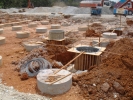 Circular and seperated pile caps Selangor, Rawang - Tesco distribution center at Bukit Beruntung Completed projects in central Malaysia