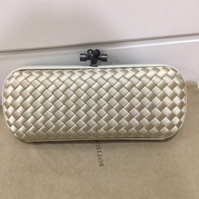 (SOLD) Bottega Veneta Long Silk Knot Clutch