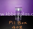 Pil Box 4oz Plastic Containers