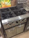 4 Stove Open Burner C/w Cabinet  Open Burner  Kitchen Equipment