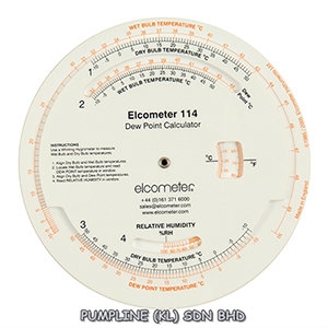 Elcometer 114 Dewpoint Calculator